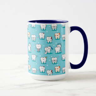 Cute Dental Pattern Mug