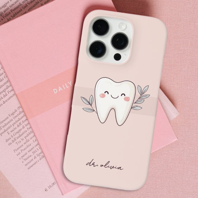 Cute Dental Pink Personalised Case-Mate iPhone Case (Creator Uploaded)