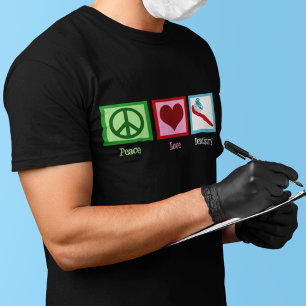 Cute Dentist Peace Love Dentistry T-Shirt