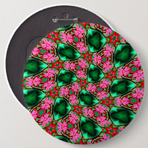 Cute Desert Rose Pattern 6 Cm Round Badge