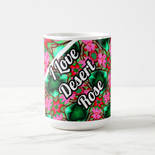 Cute Desert Rose Pattern Coffee Mug