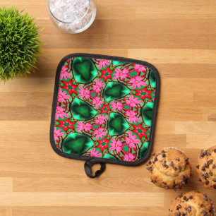 Cute Desert Rose Pattern Pot Holder