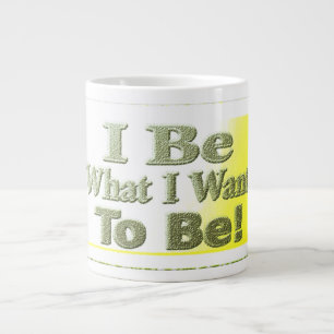 Cute Design About "I Be" T-Shirt Throw Pillow Tri Large Coffee Mug