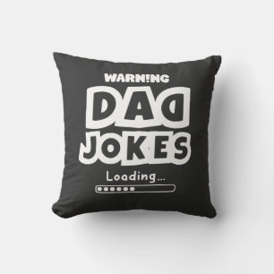 Cute Design Dad Jokes Loading For Father's Day Cushion