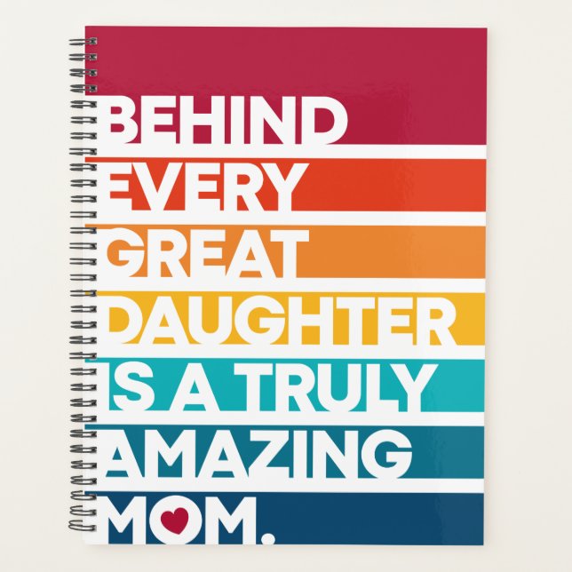 Cute Design Expression Text for Mother's Day Planner (Front)