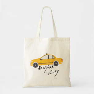 Cute design of the New York City Taxi. NYC addict Tote Bag