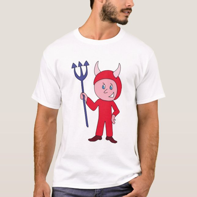 Cute Devil Halloween Costume T-Shirt (Front)