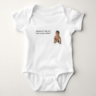 Cute Diaper Baby Covering Bodysuit