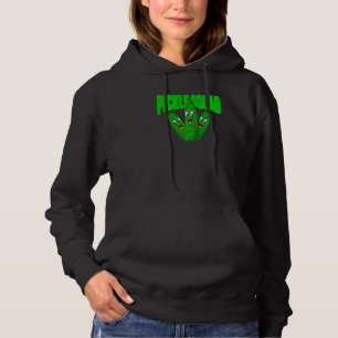 Cute Dill Pickle Vegan Pickle Squad Hoodie