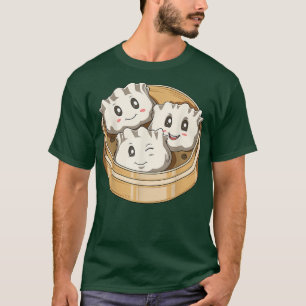 Cute Dim Sum Dumpling Lovers Funny Dumplings Kawai T-Shirt