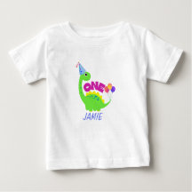 Cute Dino 1st birthday boy