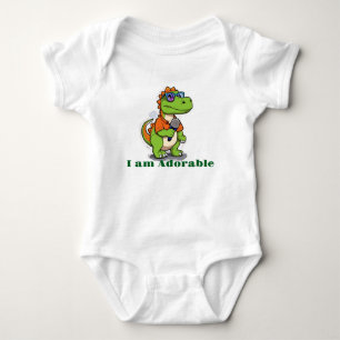 Cute Dino Baby Bodysuit