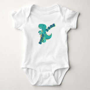 Cute Dino Baby Bodysuit