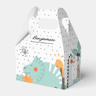 Cute Dino Dinosaurs Birthday Party  Favour Box