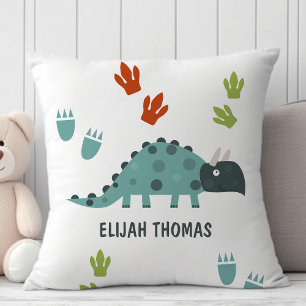 Cute Dino Footprint Cushion