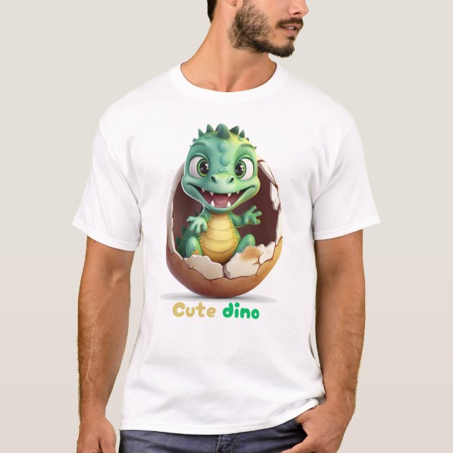 cute dino T-Shirt (Front)