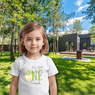 Cute Dinosaur 1st Birthday Baby Personalised Name T-Shirt