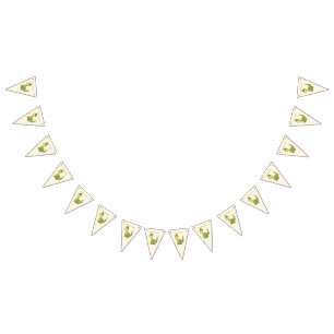 Cute Dinosaur 1st Birthday Bunting Banner