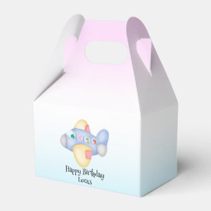 Cute dinosaur aircraft Student kids Birthday party Favour Box