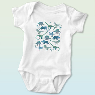 Cute Dinosaur Baby Bodysuit
