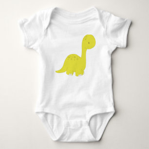 Cute Dinosaur, Baby Dinosaur, Dino, Brontosaurus Baby Bodysuit