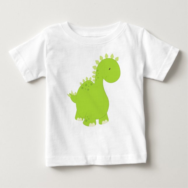 Cute Dinosaur, Baby Dinosaur, Dino, Stegosaurus T-Shirt (Front)