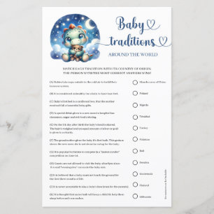 Cute Dinosaur Baby Traditions around the world