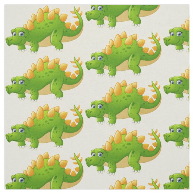 Cute Dinosaur custom colour fabric (Swatch)