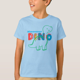 Cute Dinosaur  Customise Kids T-Shirt