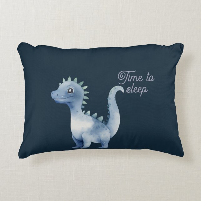 Cute Dinosaur Decorative Cushion (Front)