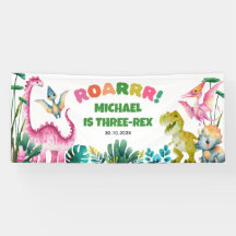 Cute Dinosaur Dig Prehistoric Kids 3rd Birthday 
