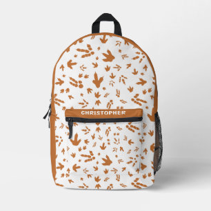 Cute Dinosaur Footprint Backpack