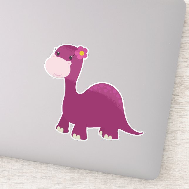 Cute Dinosaur, Girl Dinosaur, Pink Dinosaur, Dino (Detail)