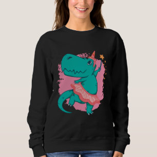 Cute Dinosaur Girl Sweatshirt