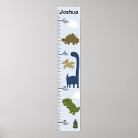 Cute Dinosaur Growth Chart Keep at 8x44!