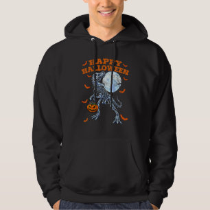 Cute Dinosaur Halloween Costume With Retro Pumpkin Hoodie