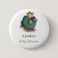 Cute Dinosaur Hatching Baby Shower