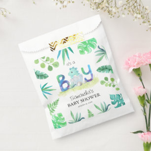 Cute Dinosaur 'It's a Boy' Baby Shower Favour Bag