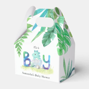 Cute Dinosaur 'It's a Boy' Baby Shower Favour Box