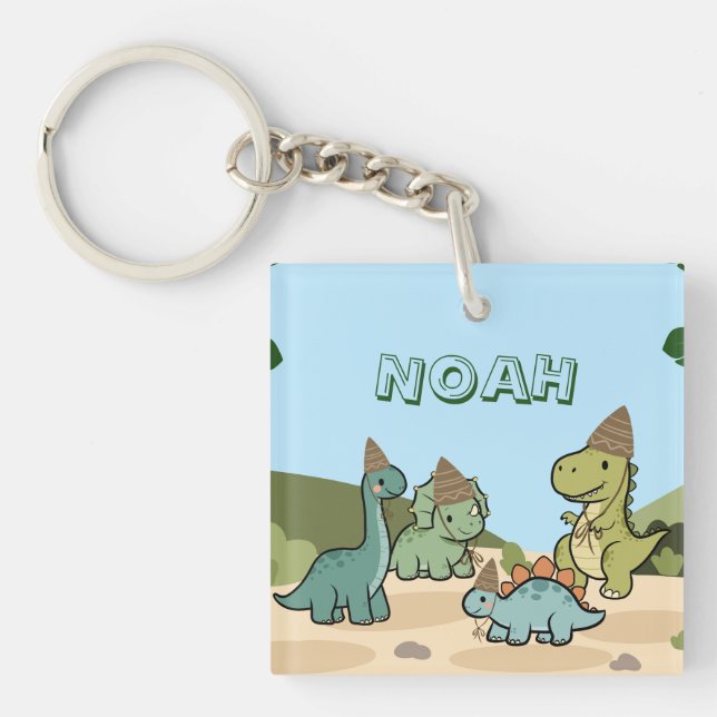 Cute Dinosaur Keychain | Party Favour (Front)