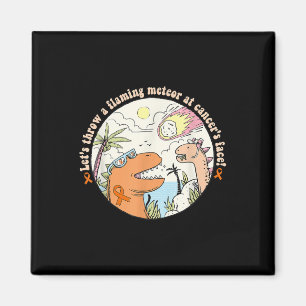 Cute Dinosaur Leukaemia Cancer Funny Awareness Magnet