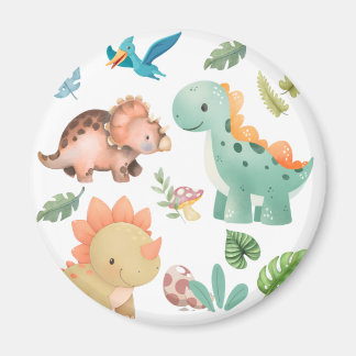 Cute dinosaur magnet