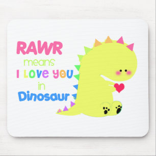 cute dinosaur mousepad ! RAWR