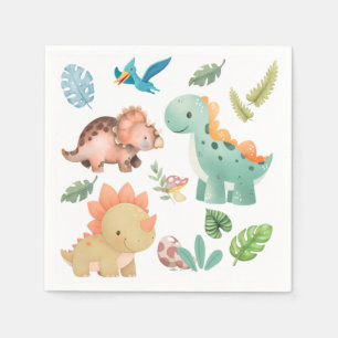 cute dinosaur napkin