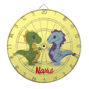 Cute Dinosaur Pair Thunder_Cove  Dartboard