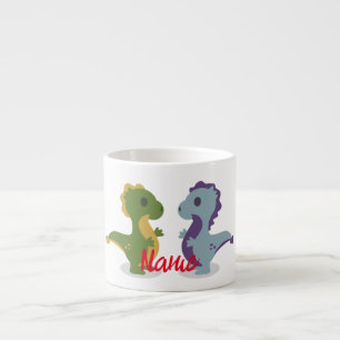 Cute Dinosaur Pair Thunder_Cove  Espresso Cup