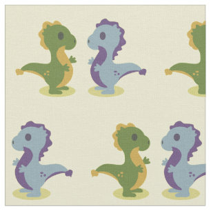 Cute Dinosaur Pair Thunder_Cove Fabric