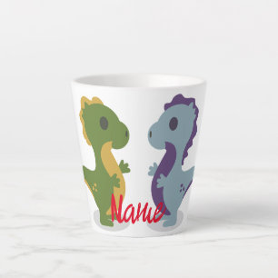 Cute Dinosaur Pair Thunder_Cove  Latte Mug
