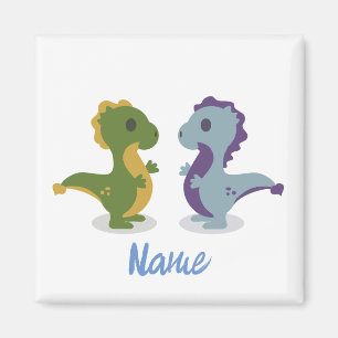 Cute Dinosaur Pair Thunder_Cove Magnet