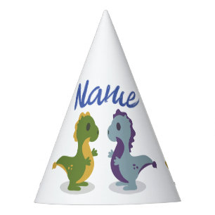 Cute Dinosaur Pair Thunder_Cove Party Hat
